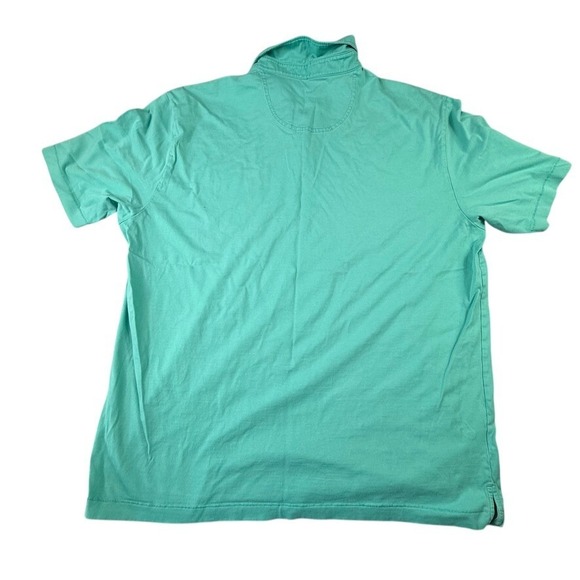 Tommy Bahama Mens Polo Shirt Size XL Short Sleeve Golf Pocket Embroidered Green - Picture 3 of 8